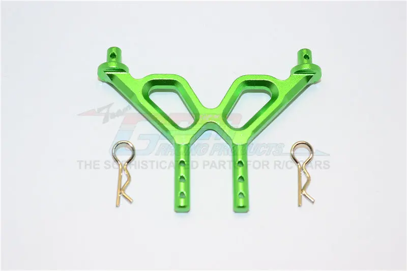 Axial Yeti Jr. Score Trophy Truck (Ax90052) Aluminum Front Body Post And Mount - 1Pc Set Green 1