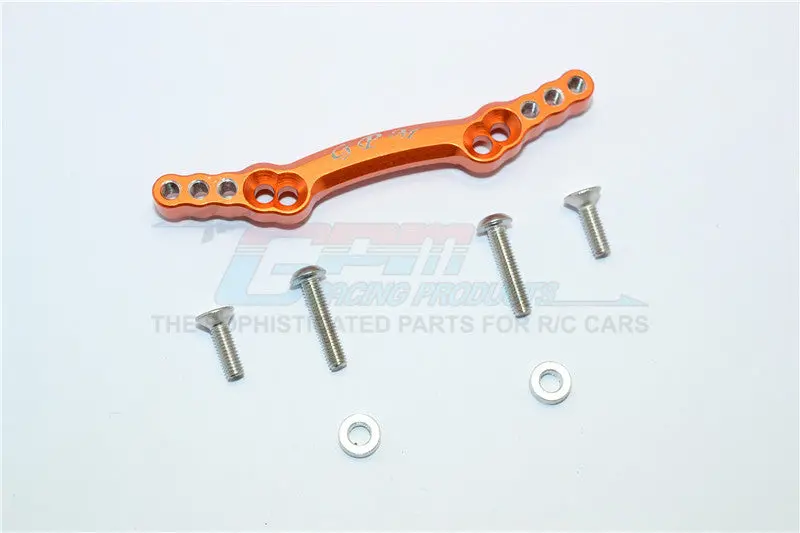Axial Yeti Jr. Score Trophy Truck (Ax90052) Aluminum Front Shock Tower - 1Pc Set Orange 1