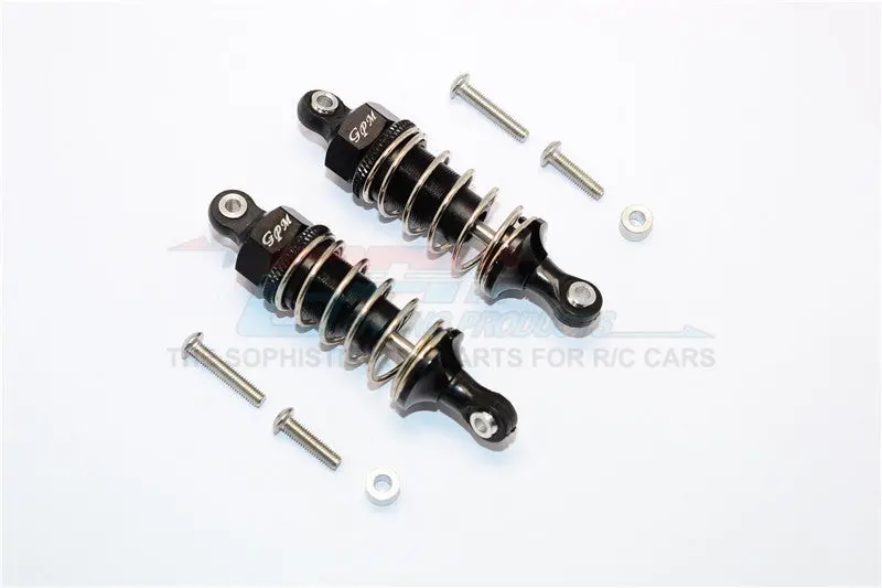 Axial Yeti Jr. Score Trophy Truck (Ax90052) Aluminum Front Shocks - 1Pr Set Black 1