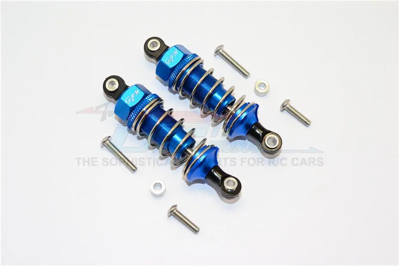 Axial Yeti Jr. Score Trophy Truck (Ax90052) Aluminum Front Shocks - 1Pr Set Blue 1