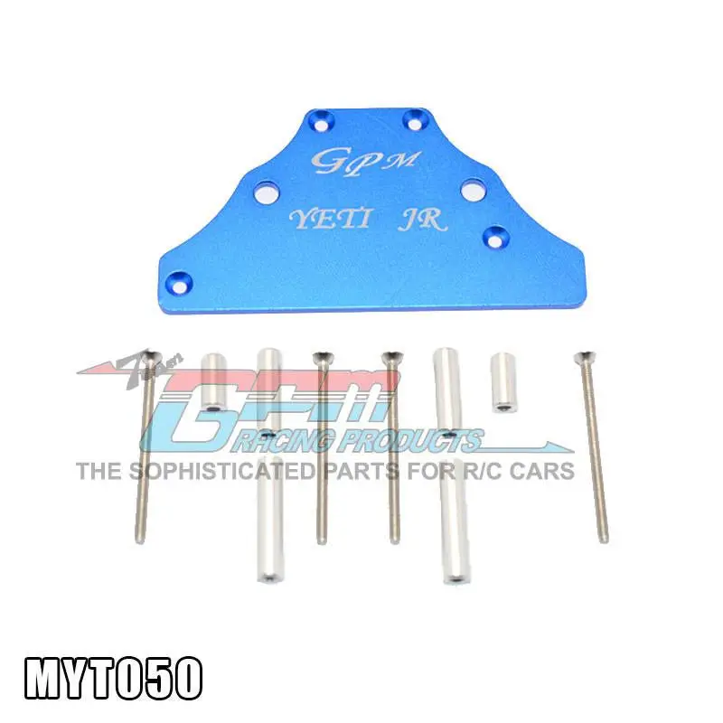 Axial Yeti Jr. Score Trophy Truck (Ax90052) Aluminum Plate For Modified Electronic Setting - 1Pc Set Blue 1