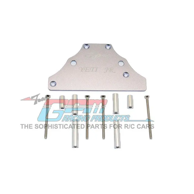 Axial Yeti Jr. Score Trophy Truck (Ax90052) Aluminum Plate For Modified Electronic Setting - 1Pc Set Gray Silver 1