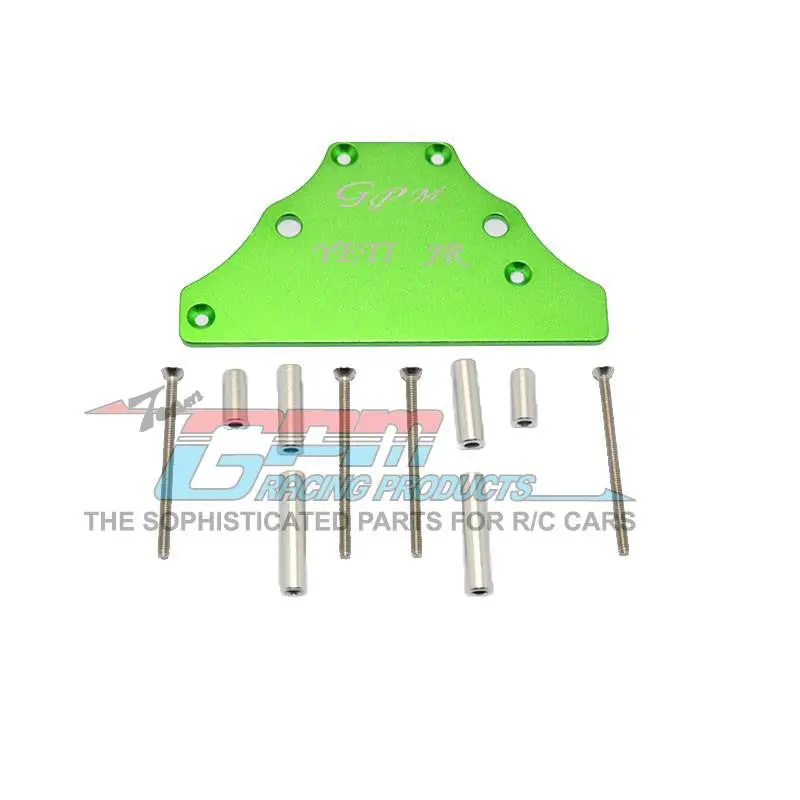 Axial Yeti Jr. Score Trophy Truck (Ax90052) Aluminum Plate For Modified Electronic Setting - 1Pc Set Green 1