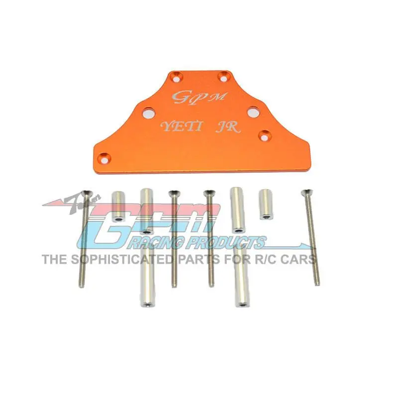 Axial Yeti Jr. Score Trophy Truck (Ax90052) Aluminum Plate For Modified Electronic Setting - 1Pc Set Orange 1
