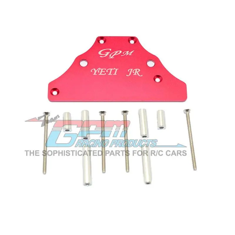 Axial Yeti Jr. Score Trophy Truck (Ax90052) Aluminum Plate For Modified Electronic Setting - 1Pc Set Red 1
