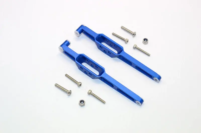 Axial Yeti Jr. Score Trophy Truck (Ax90052) Aluminum Rear Lower Chassis Link Parts - 1Pr Set Blue 1