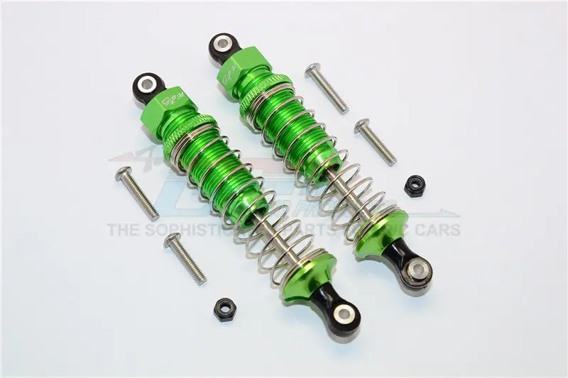 Axial Yeti Jr. Score Trophy Truck (Ax90052) Aluminum Rear Shocks - 1Pr Set Green 1