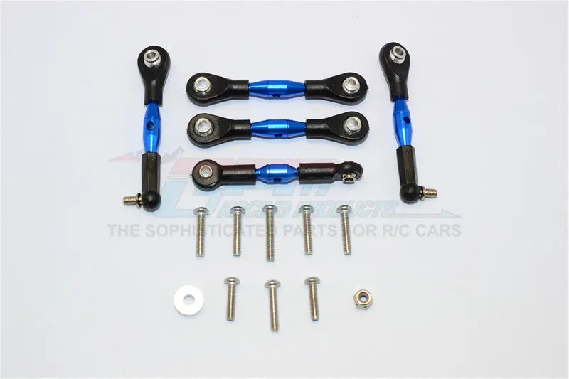 Axial Yeti Jr. Score Trophy Truck (Ax90052) Aluminum Tie Rods - 5Pcs Set Blue 1
