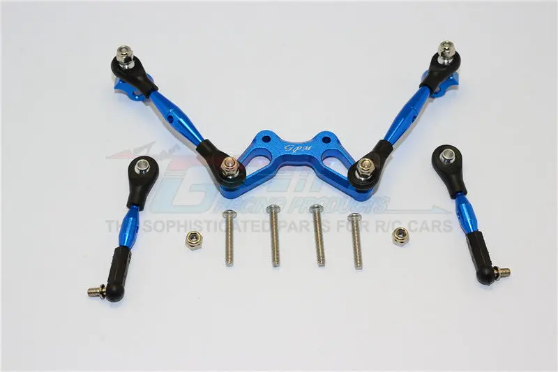 Axial Yeti Jr. Score Trophy Truck (Ax90052) Aluminum Tie Rods Design Stabilizer For Front C Hub - 1 Set Blue 1