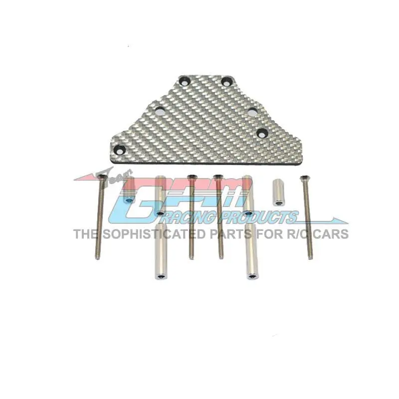 Axial Yeti Jr. Score Trophy Truck (Ax90052) Graphite Plate For Modified Electronic Setting - 1Pc Set Silver 1