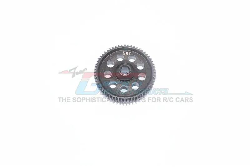 Axial Yeti Jr. Score Trophy Truck (Ax90052) / Yeti Jr. Can-Am Maverick (Axi90069) Harden Steel #45 Spur Gear 59T - 1Pc Black 1