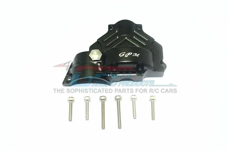 Axial Yeti Jr. Score / Yeti Jr. Can-Am Maverick Aluminum Center Main Gear Cover - 1Pc Set Black 1