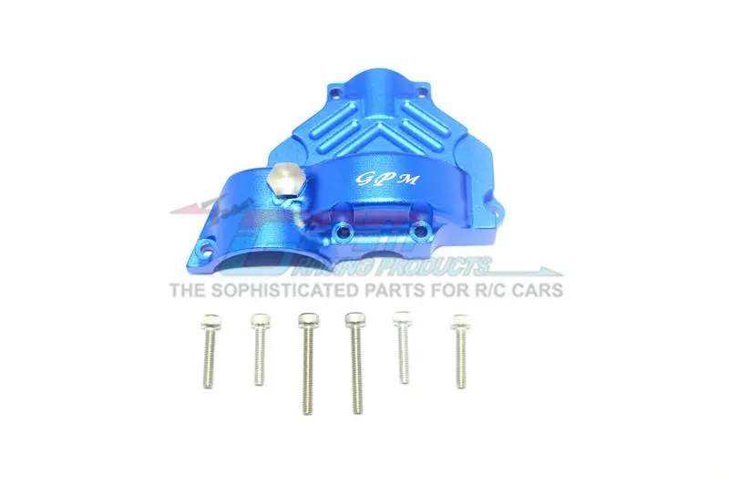 Axial Yeti Jr. Score / Yeti Jr. Can-Am Maverick Aluminum Center Main Gear Cover - 1Pc Set Blue 1