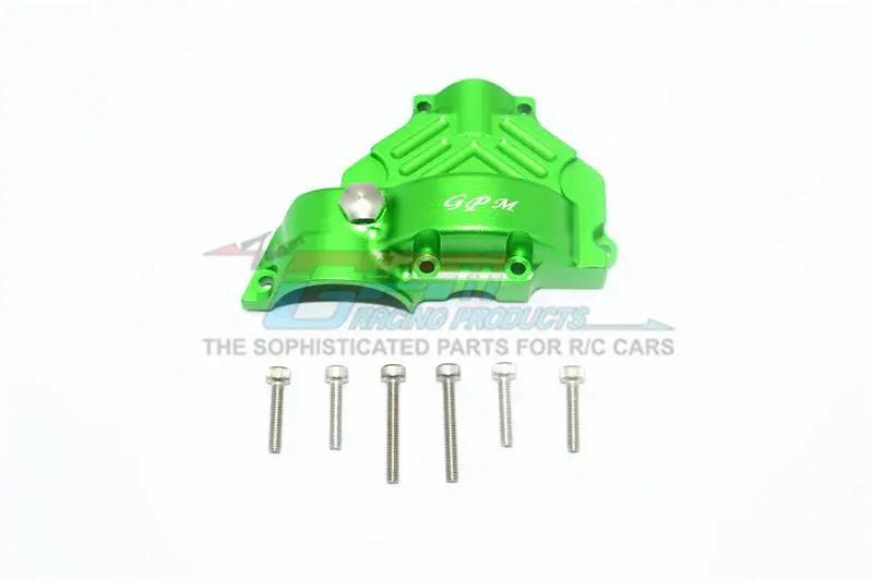 Axial Yeti Jr. Score / Yeti Jr. Can-Am Maverick Aluminum Center Main Gear Cover - 1Pc Set Green 1