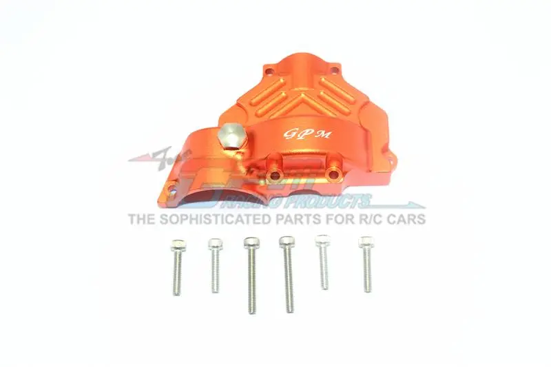 Axial Yeti Jr. Score / Yeti Jr. Can-Am Maverick Aluminum Center Main Gear Cover - 1Pc Set Orange 1