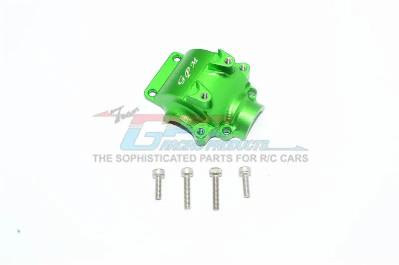 Axial Yeti Jr. Score / Yeti Jr. Can-Am Maverick Aluminum Front Gear Box Cover - 1Pc Set Green 1
