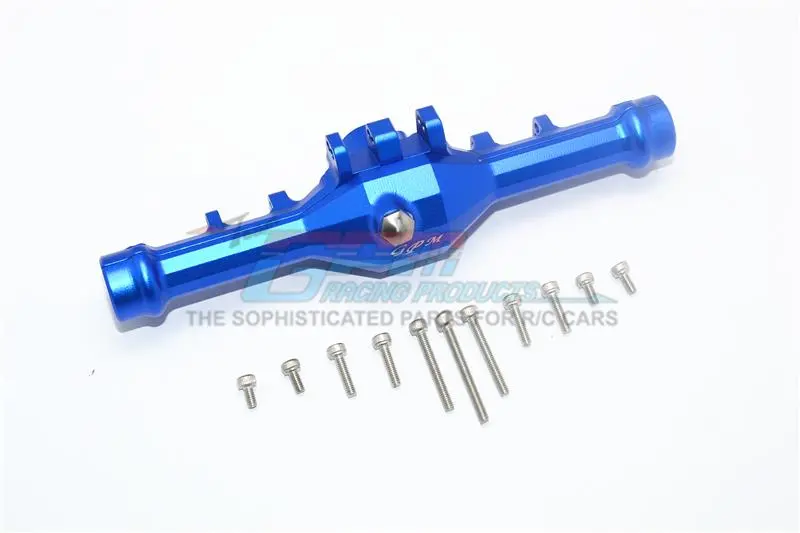 Axial Yeti Jr. Score / Yeti Jr. Can-Am Maverick Aluminum Rear Gear Box - 1 Set Blue 1