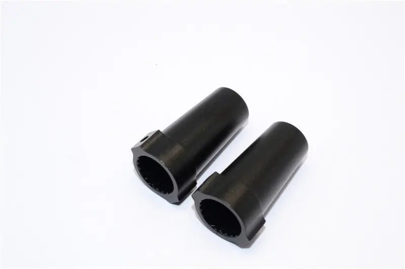 Axial Yeti & Rr10 Bomber Aluminimum Straight Axle Adapter - 1Pr Set Black 1