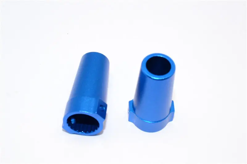 Axial Yeti & Rr10 Bomber Aluminimum Straight Axle Adapter - 1Pr Set Blue 1