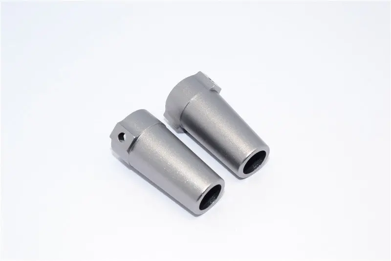 Axial Yeti & Rr10 Bomber Aluminimum Straight Axle Adapter - 1Pr Set Gray Silver 1