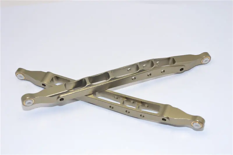 Axial Yeti & Rr10 Bomber Aluminum Rear Lower Chassis Link Parts - 1Pr Titanium 1
