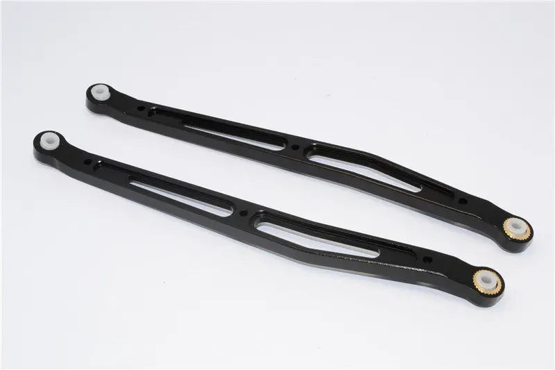 Axial Yeti & Rr10 Bomber Aluminum Rear Upper Chassis Link Parts - 1Pr Set Black 1