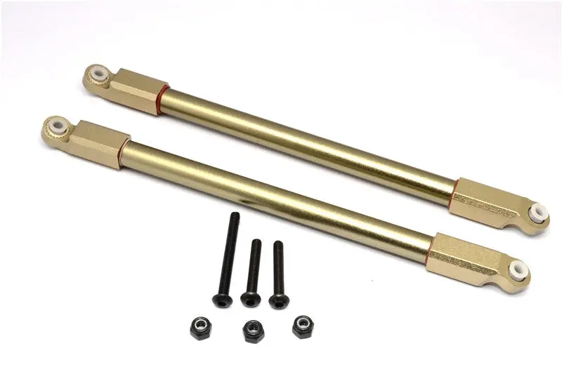 Axial Yeti & Rr10 Bomber Aluminum Rear Upper Chassis Link Parts - 1Pr Set Titanium 1