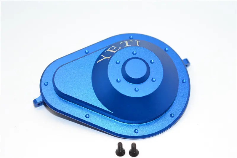 Axial Yeti & Rr10 Bomber Aluminum Spur Gear Case - 1 Pc Set Blue 1