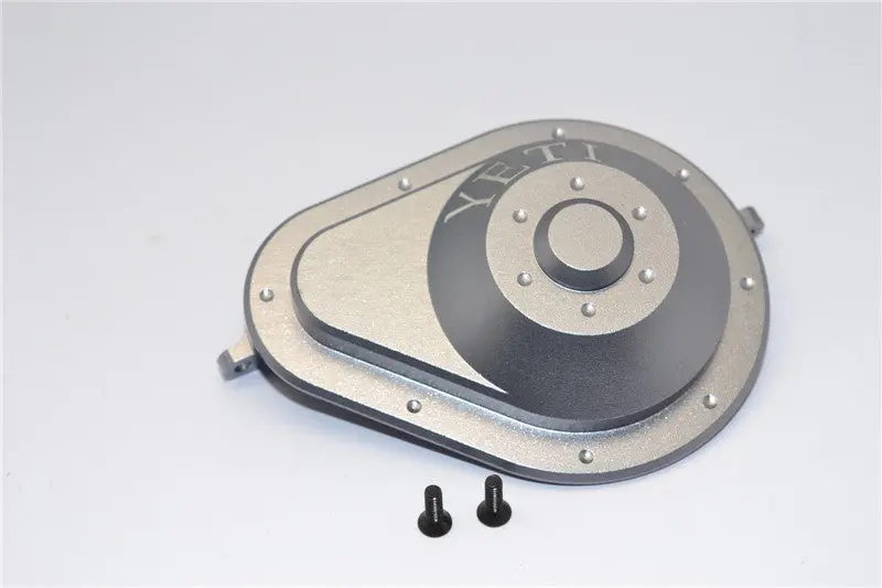 Axial Yeti & Rr10 Bomber Aluminum Spur Gear Case - 1 Pc Set Gray Silver 1