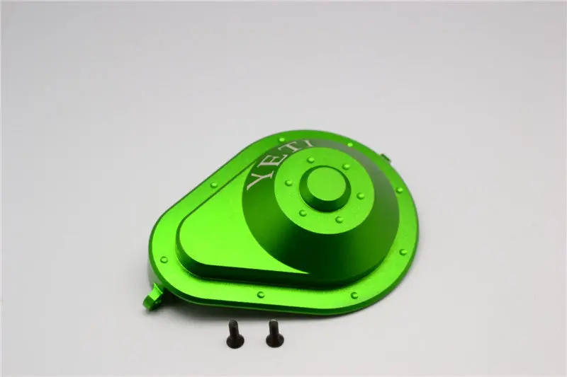 Axial Yeti & Rr10 Bomber Aluminum Spur Gear Case - 1 Pc Set Green 1
