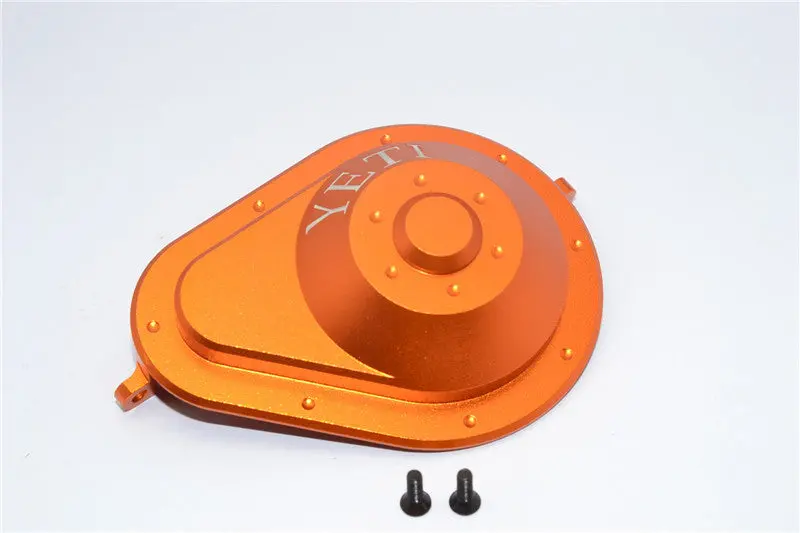 Axial Yeti & Rr10 Bomber Aluminum Spur Gear Case - 1 Pc Set Orange 1