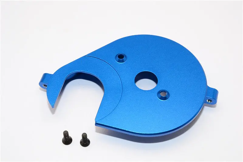 Axial Yeti & Rr10 Bomber Aluminum Spur Gear Cover Plate - 1Pc Set Blue 1