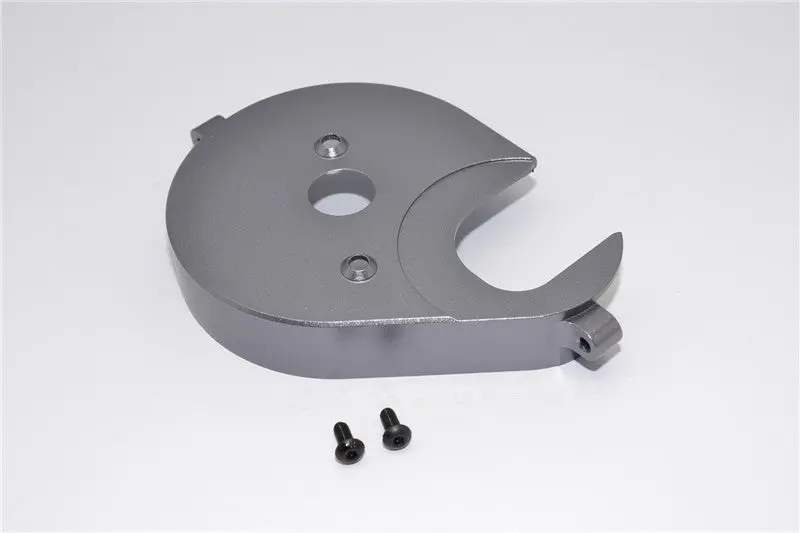 Axial Yeti & Rr10 Bomber Aluminum Spur Gear Cover Plate - 1Pc Set Gray Silver 1