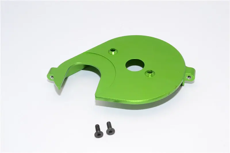 Axial Yeti & Rr10 Bomber Aluminum Spur Gear Cover Plate - 1Pc Set Green 1