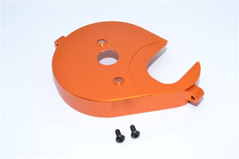 Axial Yeti & Rr10 Bomber Aluminum Spur Gear Cover Plate - 1Pc Set Orange 1