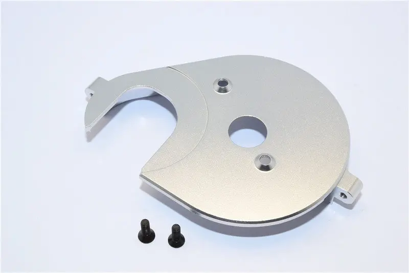 Axial Yeti & Rr10 Bomber Aluminum Spur Gear Cover Plate - 1Pc Set Silver 1