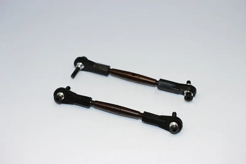 Axial Yeti Spring Steel Steering Anti-Thread Tie Rod With Black Plastic Ends - 1Pr Set 1