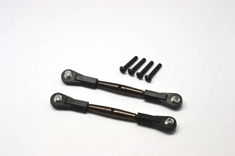 Axial Yeti Spring Steel Upper Anti-Thread Tie Rod With Black Plastic Ends - 1Pr Set 1