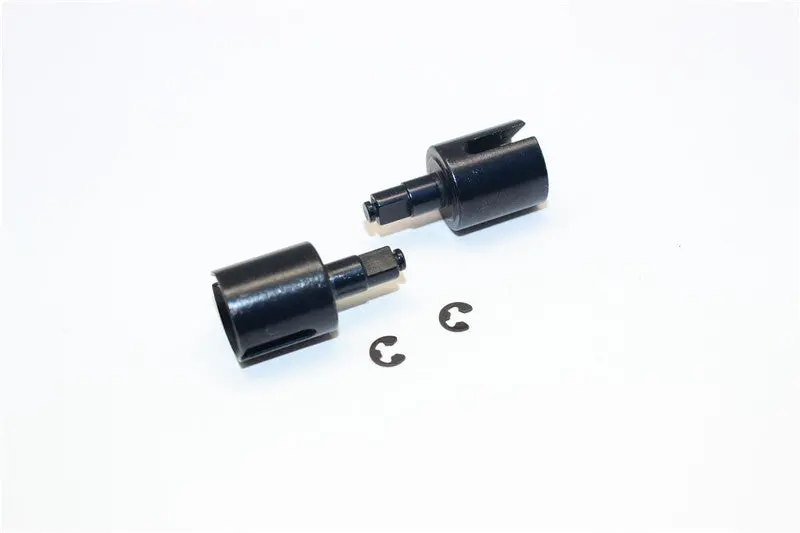 Axial Yeti Steel #45 Front Wheel Joint - 1 Pr Set Black 1