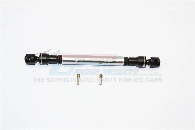 Axial Yeti Steel+Aluminum Rear Main Drive Shaft - 1Pc Set Gray Silver 1