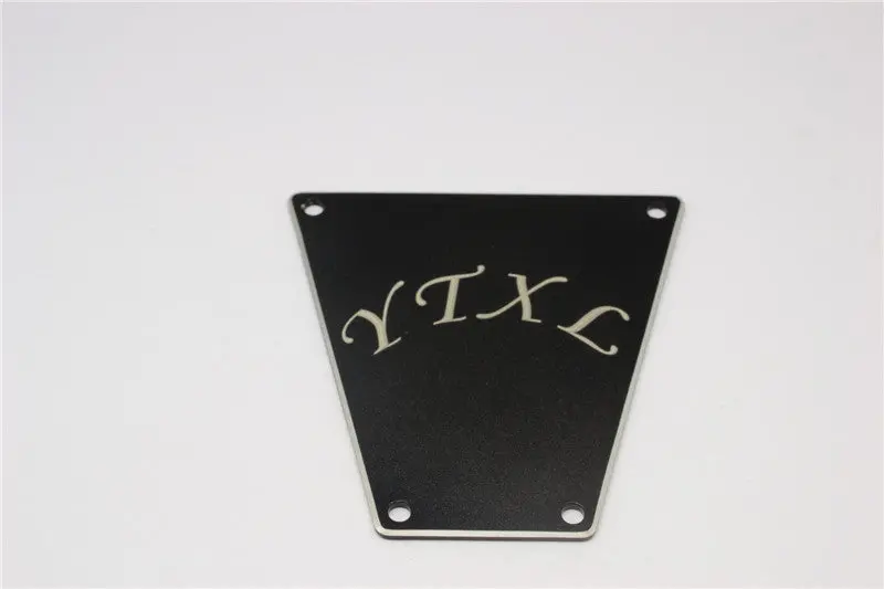 Axial Yeti Xl Monster Buggy Aluminum Front Bumper Plate - 1Pc Black 1