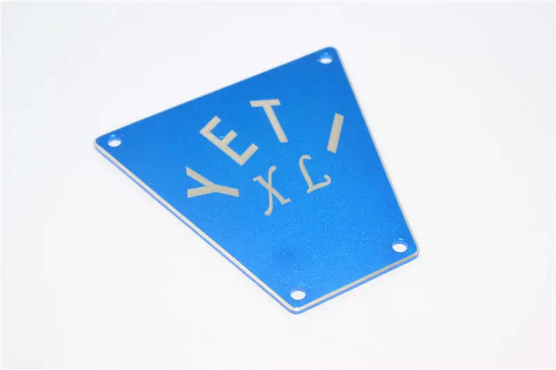 Axial Yeti Xl Monster Buggy Aluminum Front Bumper Plate - 1Pc Blue 1