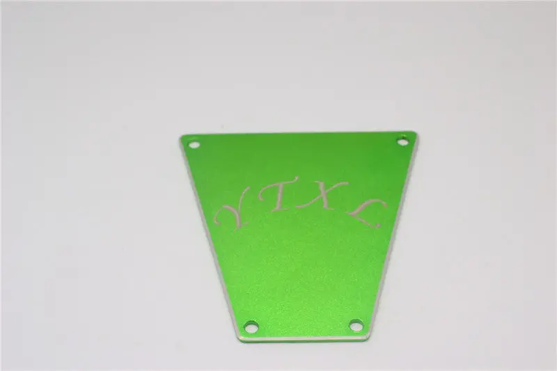 Axial Yeti Xl Monster Buggy Aluminum Front Bumper Plate - 1Pc Green 1