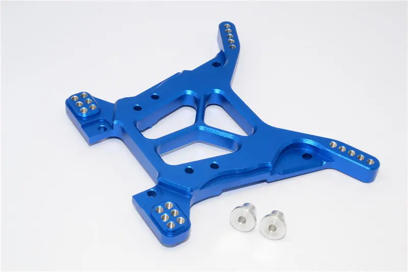 Axial Yeti Xl Monster Buggy Aluminum Front Damper Plate - 1Pc Set Blue 1