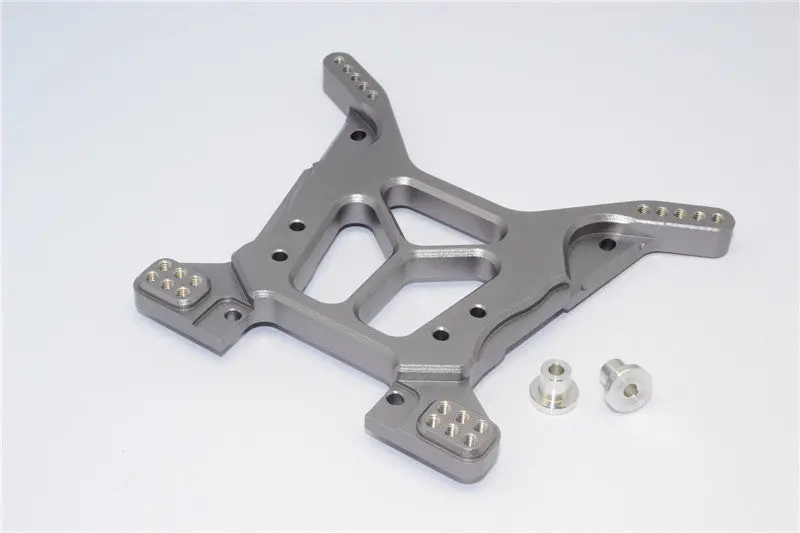 Axial Yeti Xl Monster Buggy Aluminum Front Damper Plate - 1Pc Set Gray Silver 1