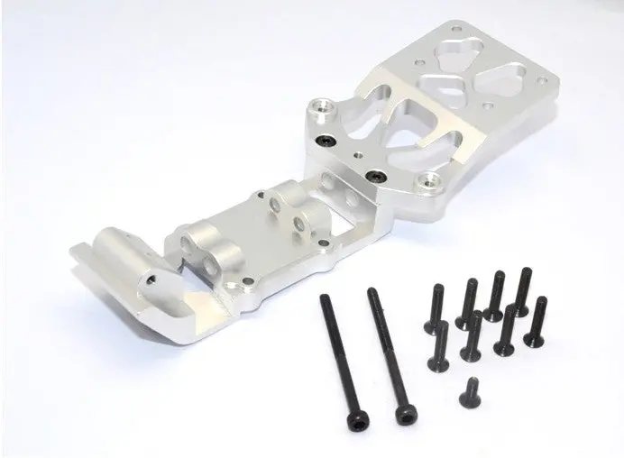 Axial Yeti Xl Monster Buggy Aluminum Front Lower Arm Bulk - 2Pcs Set Silver 1