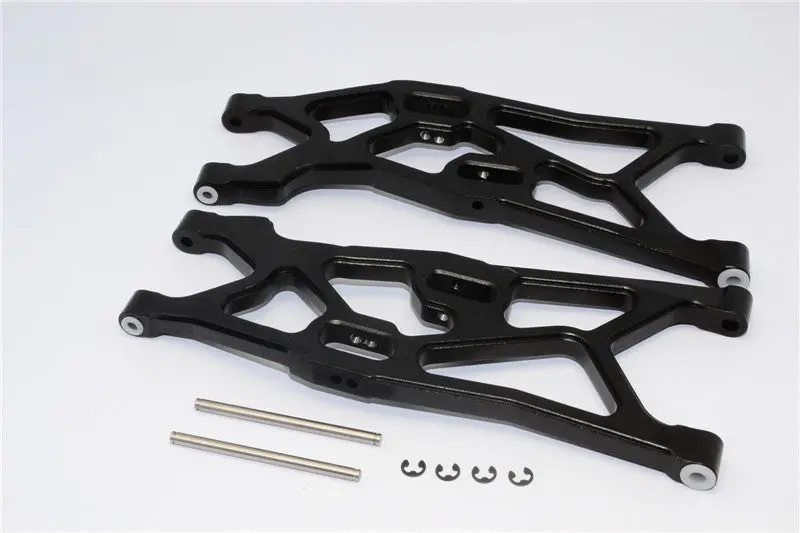 Axial Yeti Xl Monster Buggy Aluminum Front Lower Suspension Arm - 1Pr Set Black 1