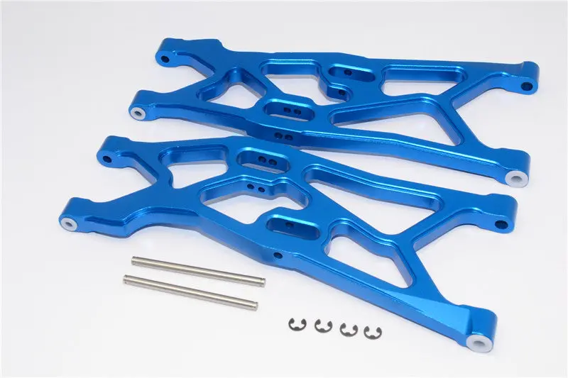 Axial Yeti Xl Monster Buggy Aluminum Front Lower Suspension Arm - 1Pr Set Blue 1