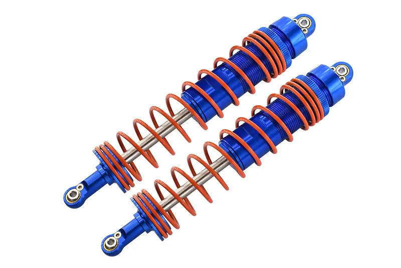 Axial Yeti Xl Monster Buggy Aluminum Front/Rear Adjustable Damper (150Mm) With 6Mm Steel Shaft - 1Pr Blue 1