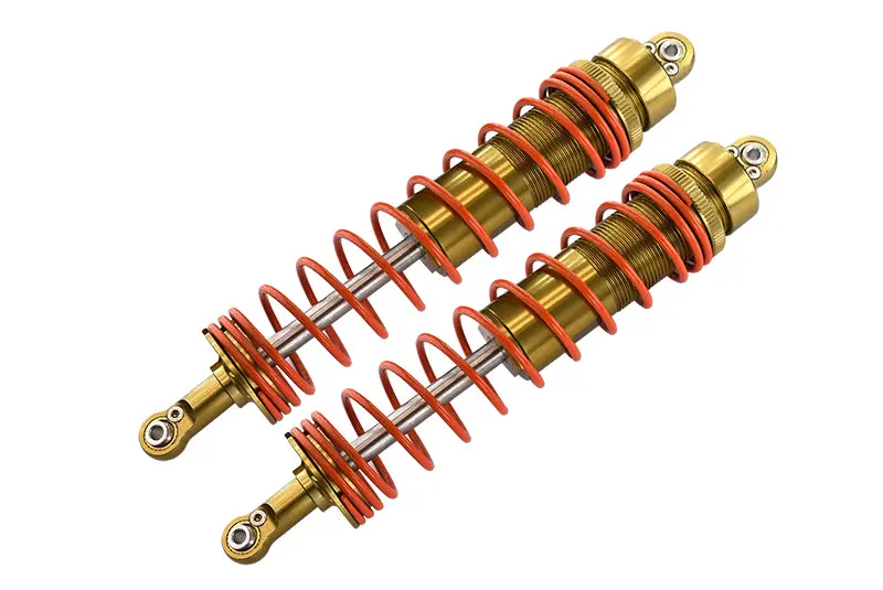 Axial Yeti Xl Monster Buggy Aluminum Front/Rear Adjustable Damper (150Mm) With 6Mm Steel Shaft - 1Pr Titanium 1